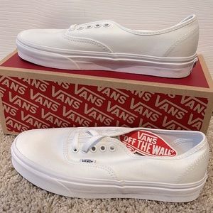 Authentic White Skate Shoes